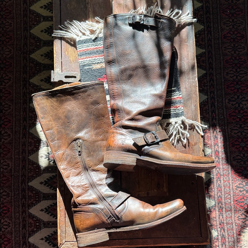 Frye Brown Leather Boots